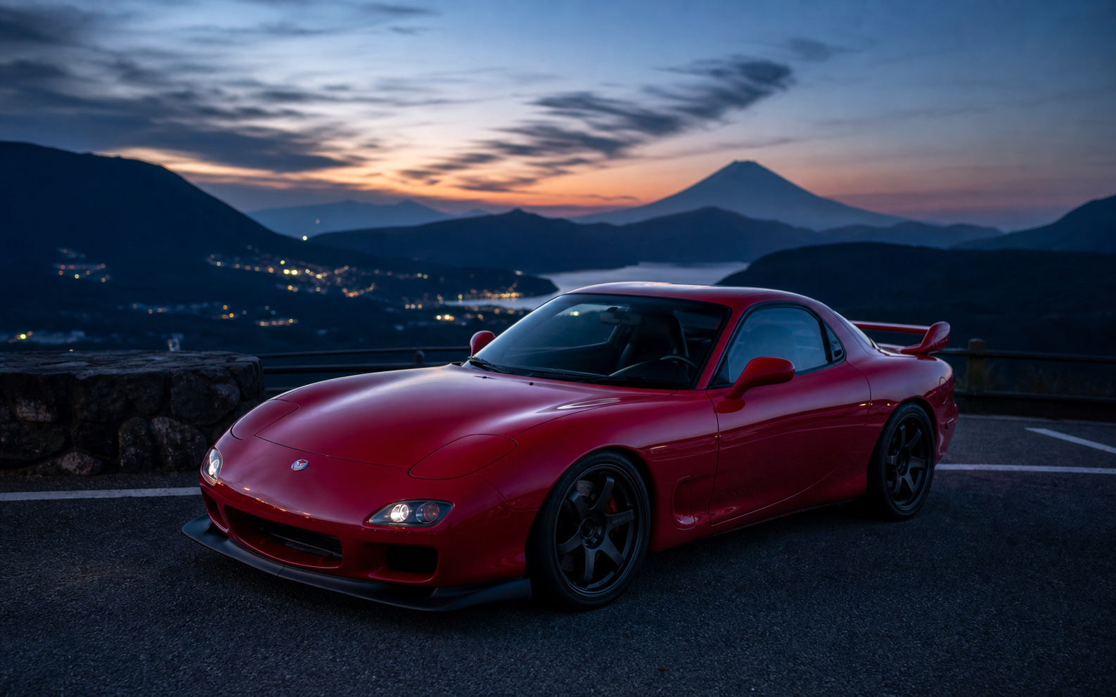 1995 Mazda RX-7 in Vintage Red
